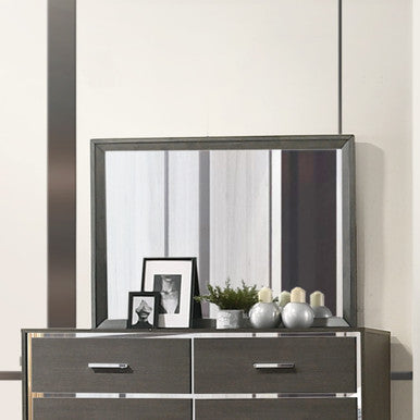ACME 27654 Escher Mirror, Gray Oak