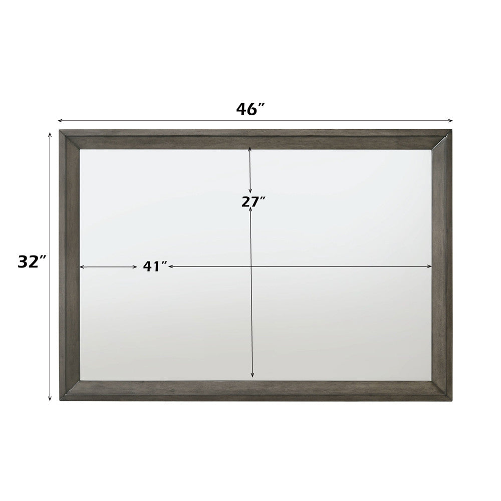 ACME 27654 Escher Mirror, Gray Oak