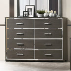 ACME 27655 Escher Dresser, Gray Oak