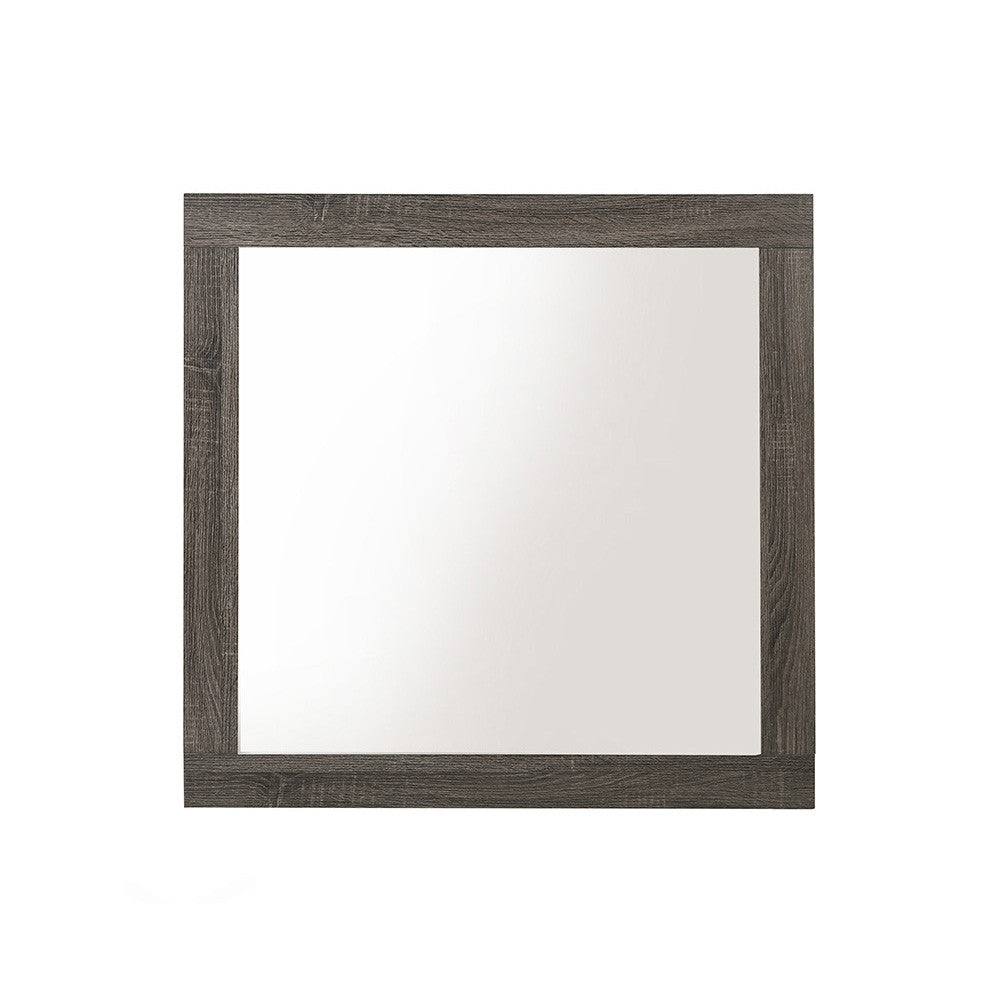 ACME 27674 Avantika Mirror, Rustic Gray Oak
