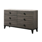 ACME 27675 Avantika Dresser, Faux Marble & Rustic Gray Oak