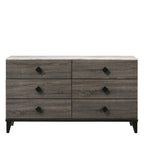 ACME 27675 Avantika Dresser, Faux Marble & Rustic Gray Oak