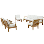 Modway EEI-1817 Marina 8 Piece Outdoor Patio Teak Set