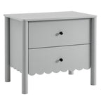 Modway MOD-7206 Emmeline Scalloped 2-Drawer Nightstand