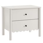 Modway MOD-7206 Emmeline Scalloped 2-Drawer Nightstand