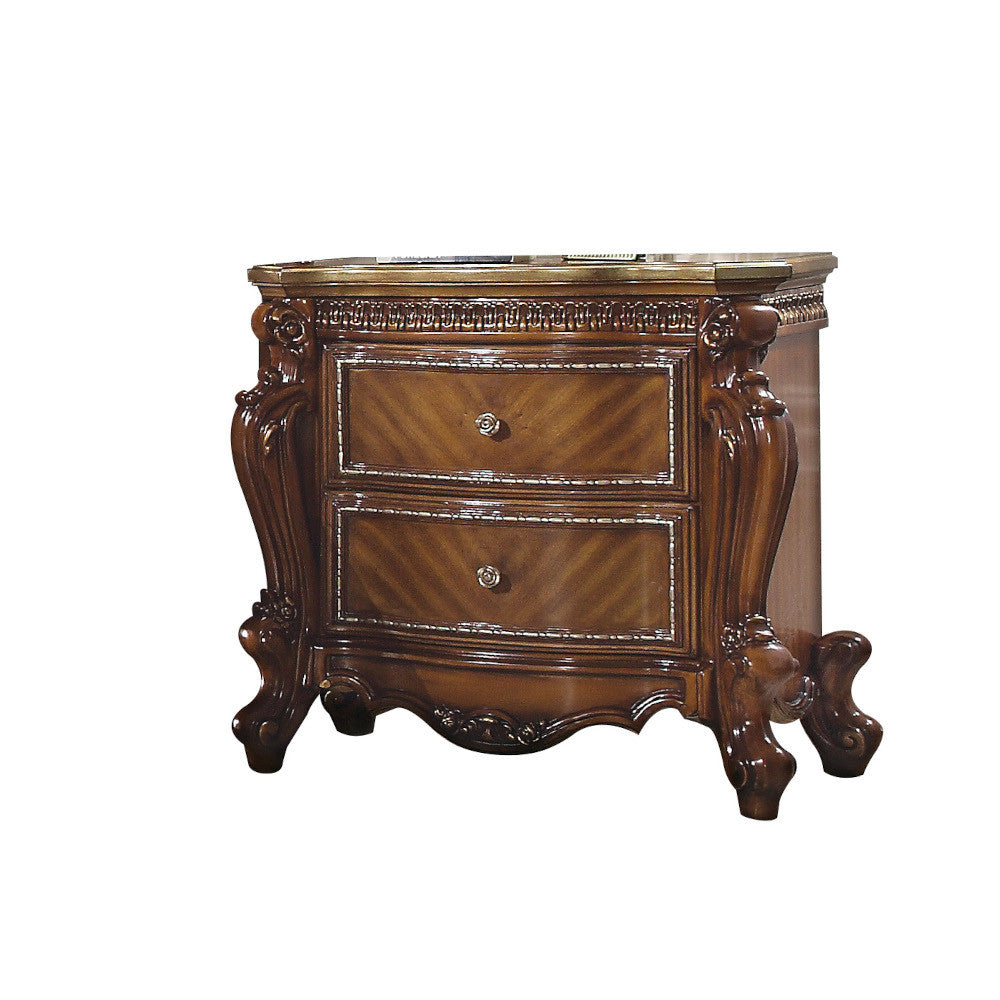 ACME 27843 Picardy Nightstand, Cherry Oak