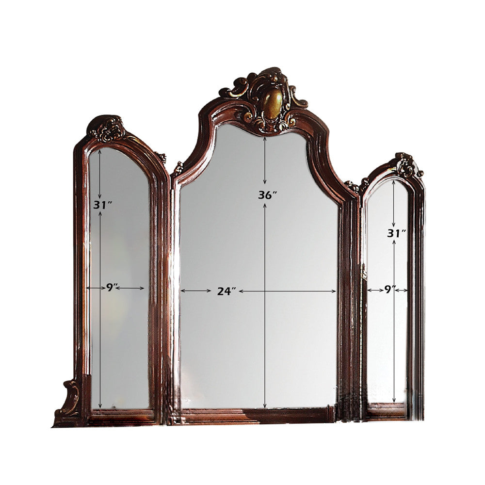 ACME 27844 Picardy Mirror, Cherry Oak