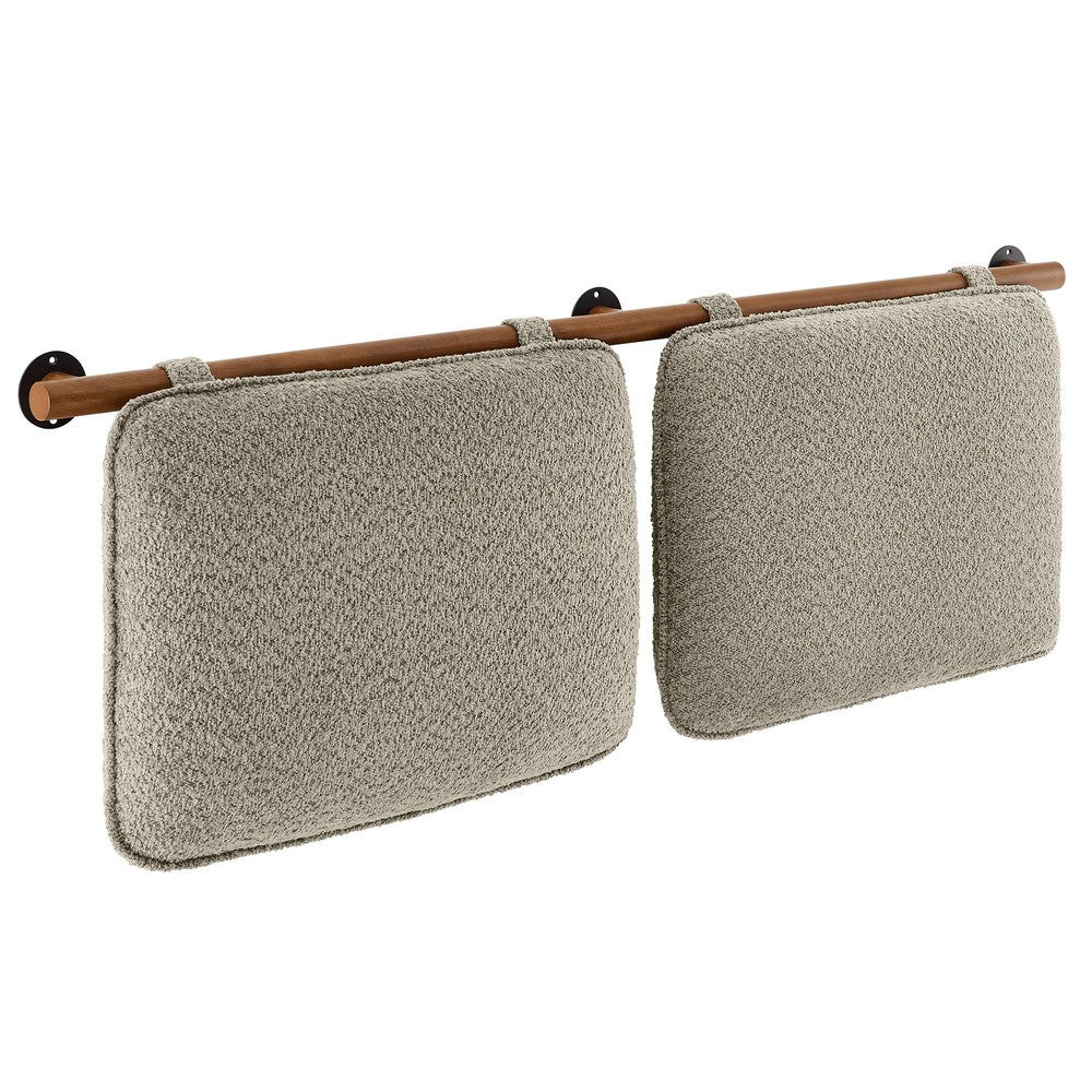 Modway MOD-7212 Anela Wall-Mounted Chenille Upholstered Queen Headboard