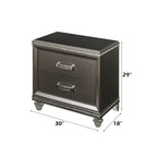 ACME 27943 Sadie Nightstand, Dark Champagne