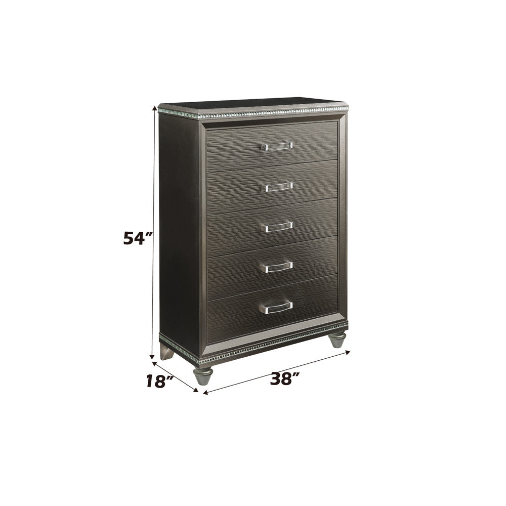 ACME 27946 Sadie Chest, Dark Champagne