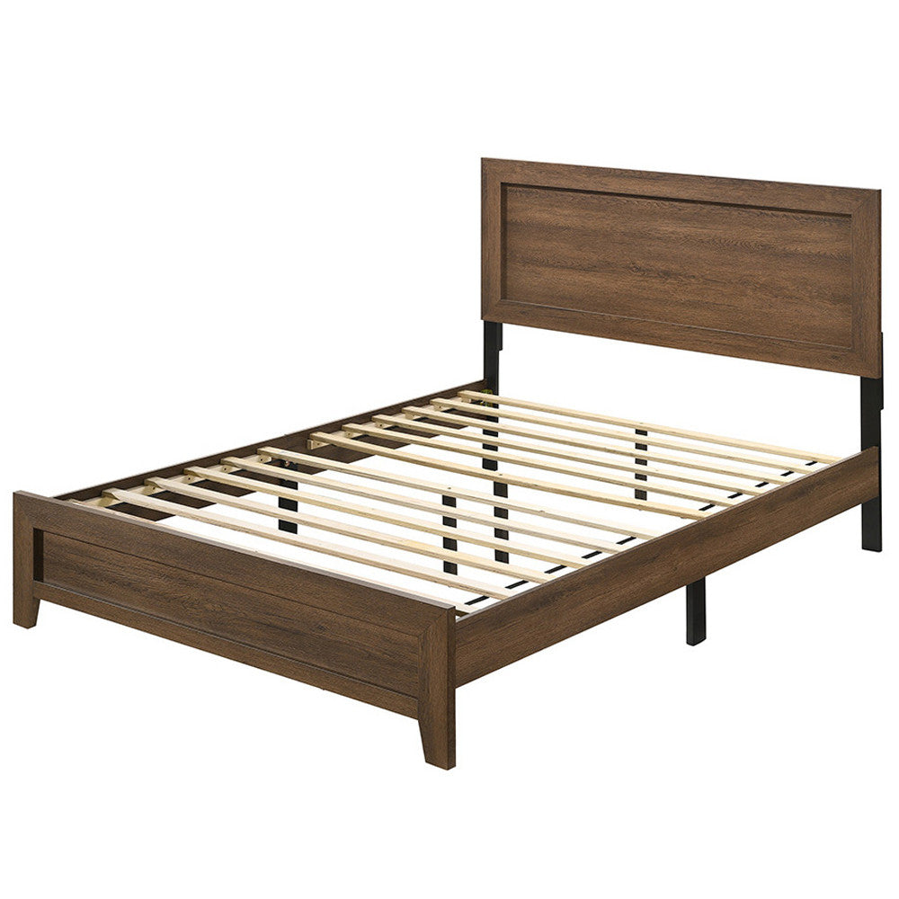 ACME 28047EK Miquell Eastern King Bed, Oak