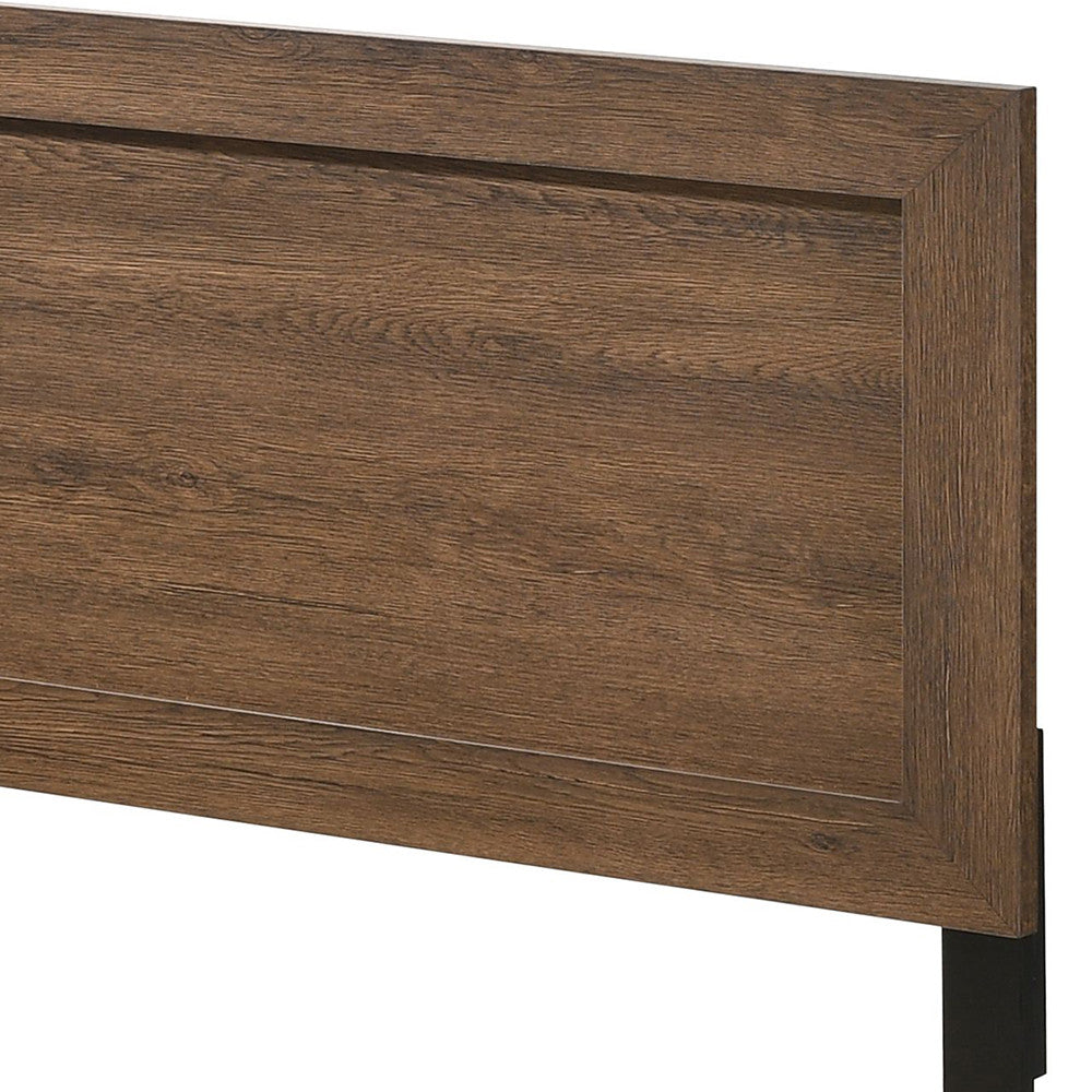 ACME 28047EK Miquell Eastern King Bed, Oak