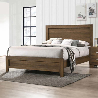 ACME 28050Q Miquell Queen Bed, Oak
