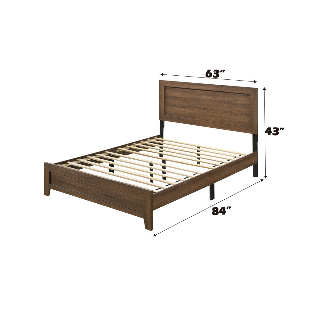 ACME 28050Q Miquell Queen Bed, Oak