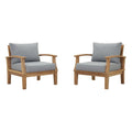 Modway EEI-1819 Marina 2 Piece Outdoor Patio Teak Set