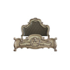 ACME 28170Q Dresden Queen Bed, Vintage Bone White & PU