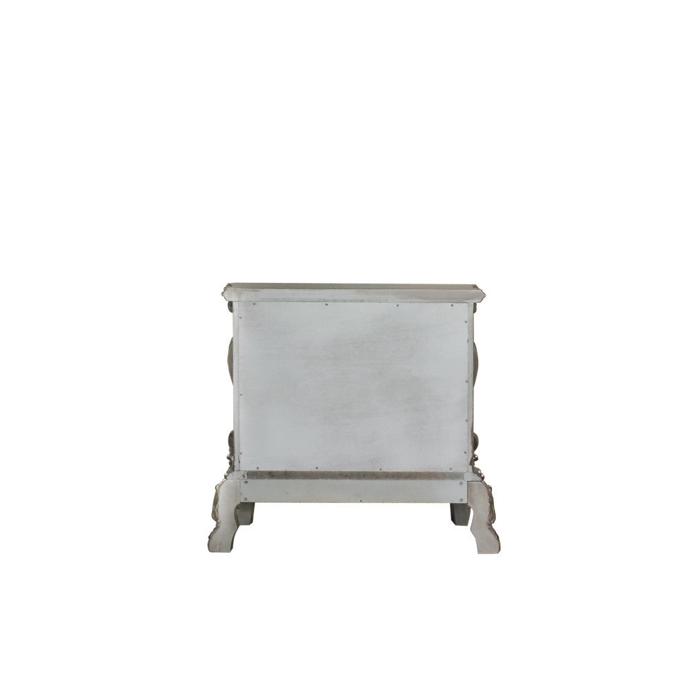 ACME 28173 Dresden Nightstand, Vintage Bone White