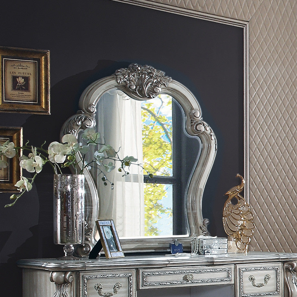 ACME 28174 Dresden Mirror, Vintage Bone White