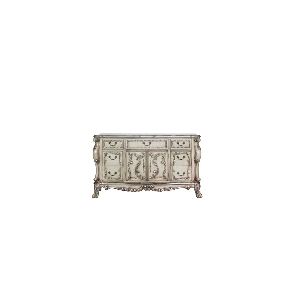 ACME 28175 Dresden Dresser, Vintage Bone White