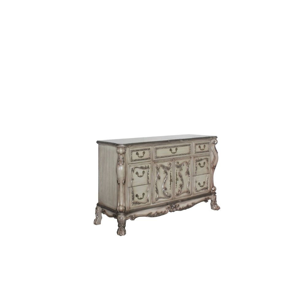 ACME 28175 Dresden Dresser, Vintage Bone White