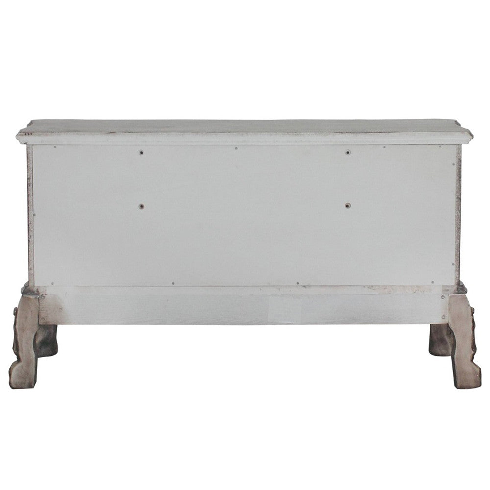 ACME 28193 Dresden Vanity Desk, Vintage Bone White