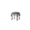 ACME 28195 Dresden Vanity Stool, Vintage Bone White & PU