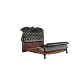 ACME 28230Q Dresden Queen Bed, PU & Cherry Oak