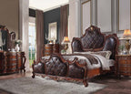 ACME 28237EK Picardy Eastern King Bed, PU & Cherry Oak