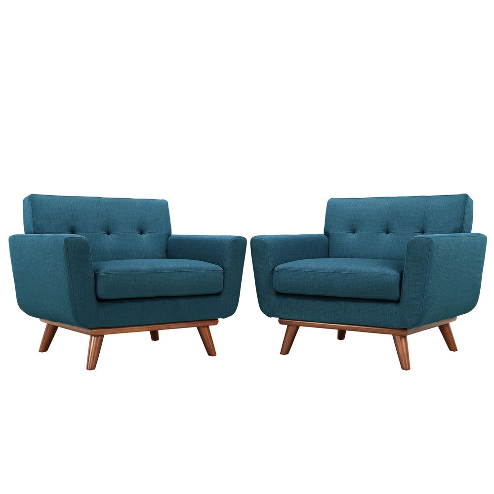Modway EEI-1284 Engage Wood Armchair Set of 2