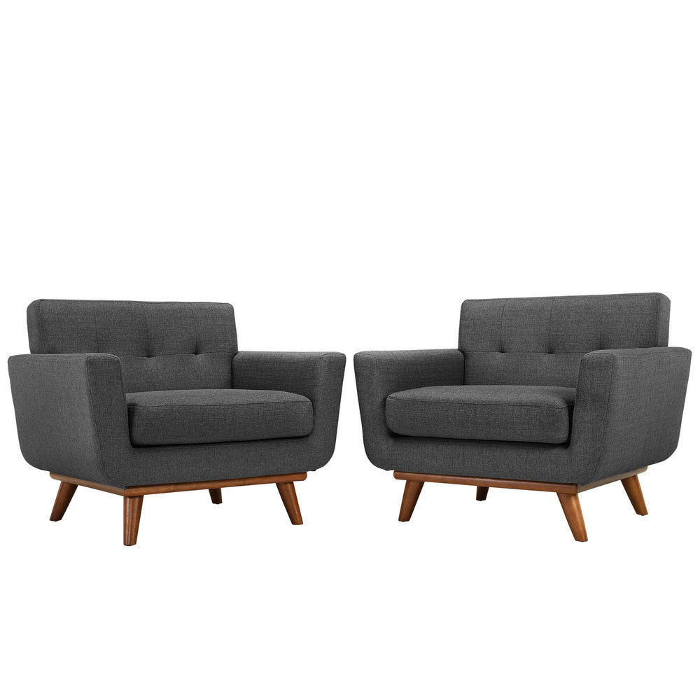 Modway EEI-1284 Engage Wood Armchair Set of 2