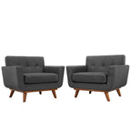Modway EEI-1284 Engage Wood Armchair Set of 2