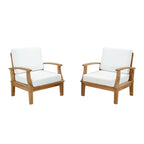 Modway EEI-1819 Marina 2 Piece Outdoor Patio Teak Set