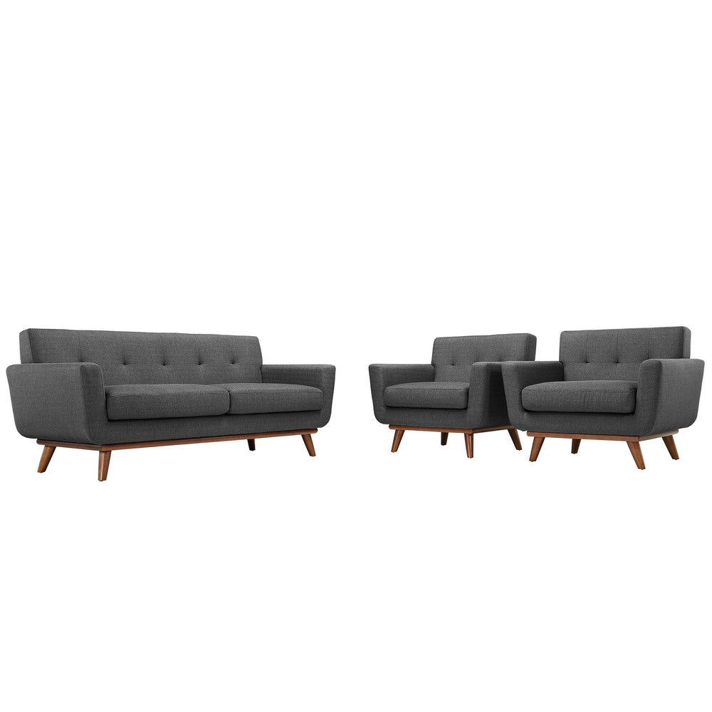 Modway EEI-1347 Engage Armchairs and Loveseat Set of 3