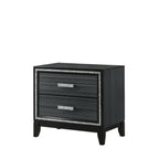 ACME 28433 Haiden Nightstand, Weathered Black Finish