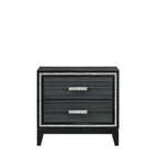 ACME 28433 Haiden Nightstand, Weathered Black Finish