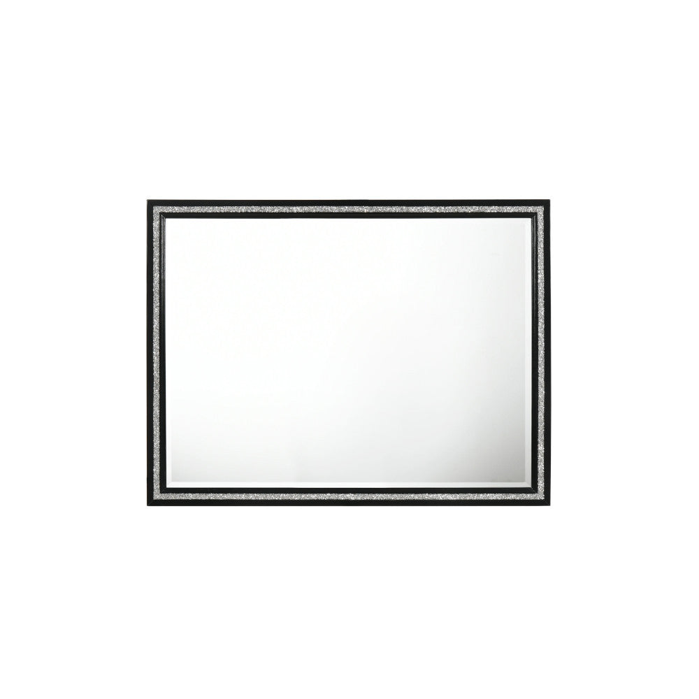 ACME 28434 Haiden Mirror, Weathered Black Finish
