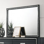 ACME 28434 Haiden Mirror, Weathered Black Finish