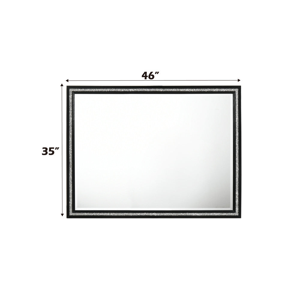 ACME 28434 Haiden Mirror, Weathered Black Finish