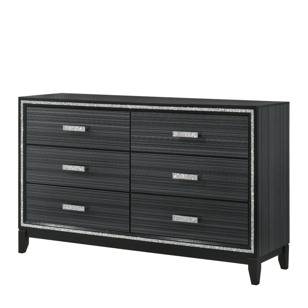 ACME 28435 Haiden Dresser, Weathered Black Finish