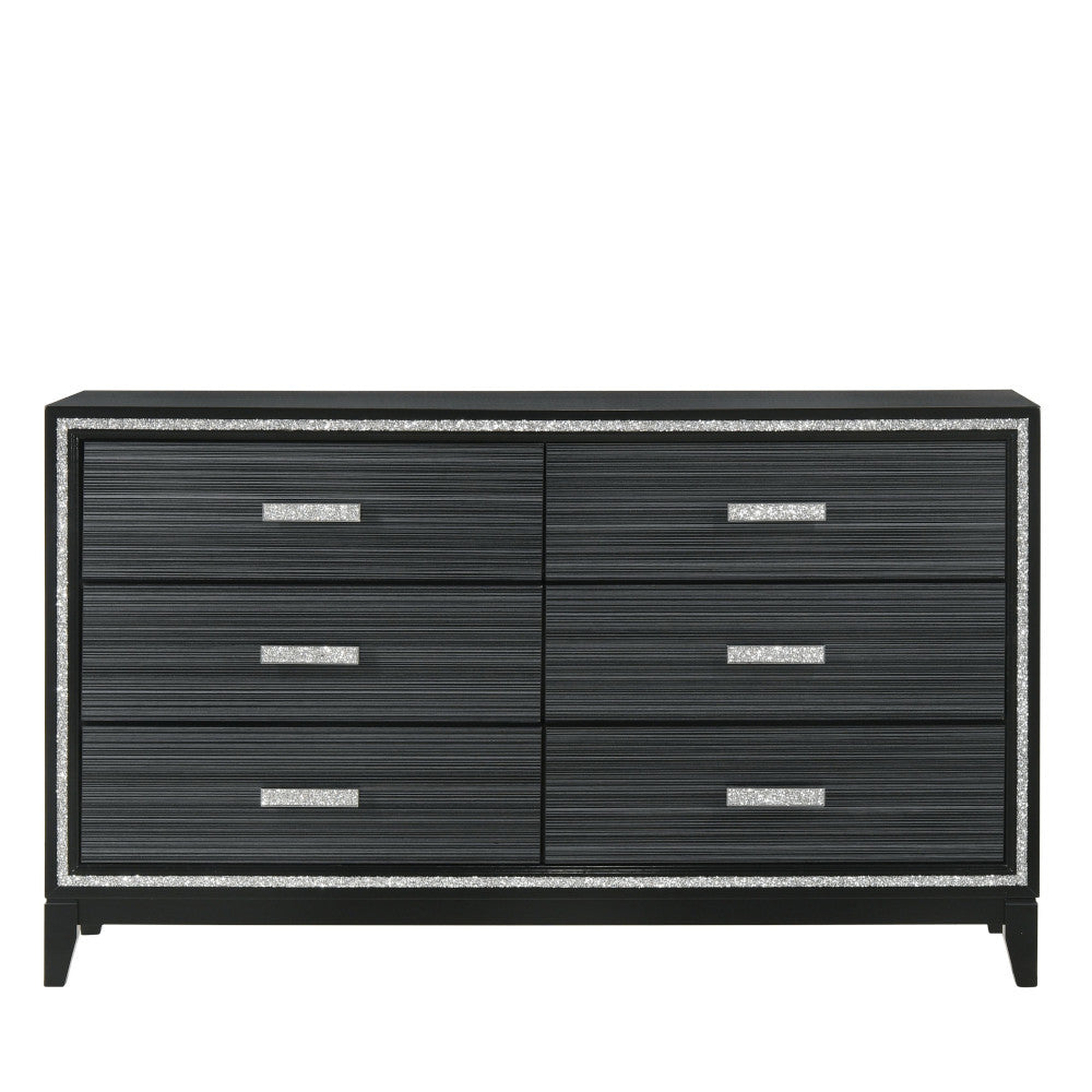 ACME 28435 Haiden Dresser, Weathered Black Finish