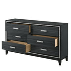 ACME 28435 Haiden Dresser, Weathered Black Finish