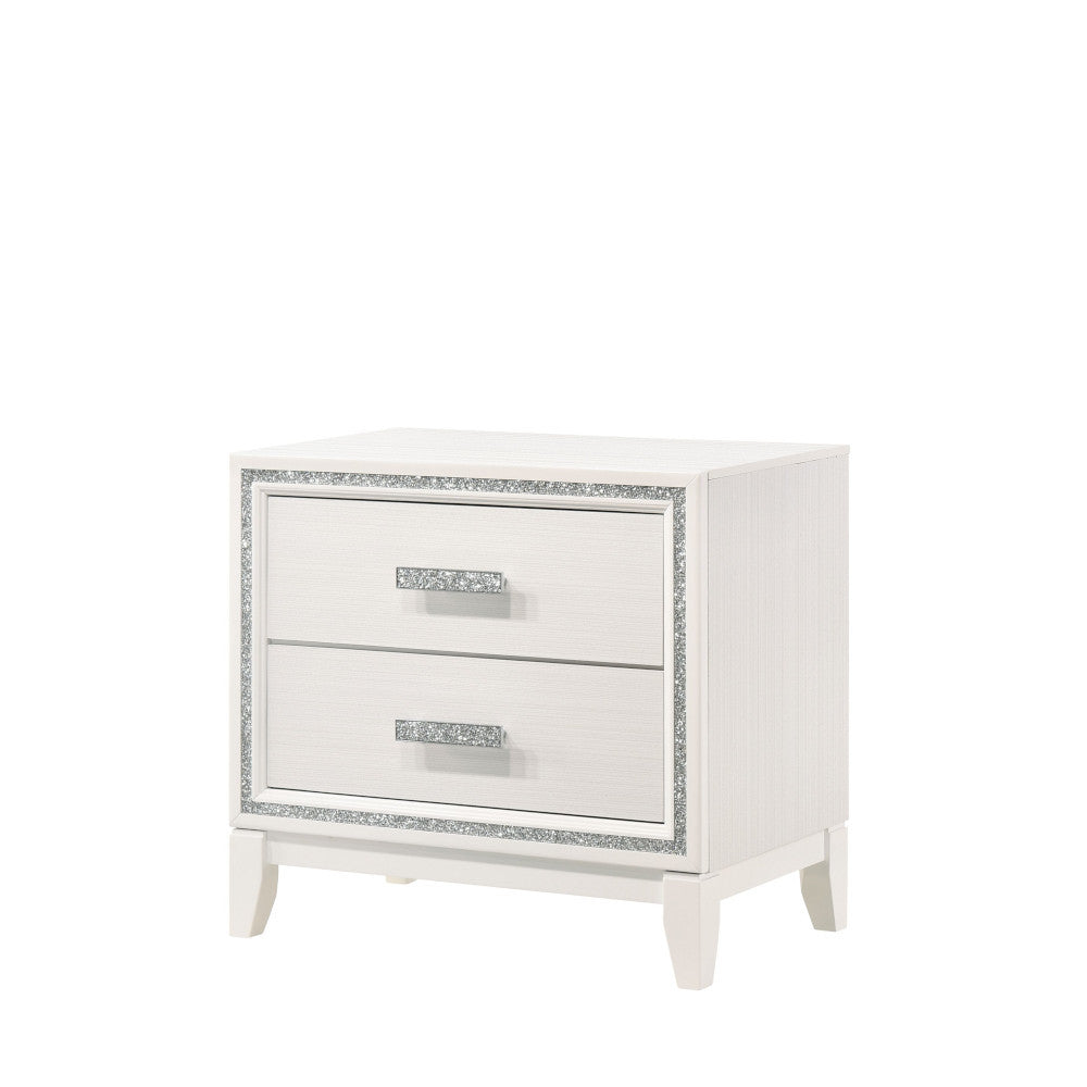 ACME 28453 Haiden Nightstand, White Finish