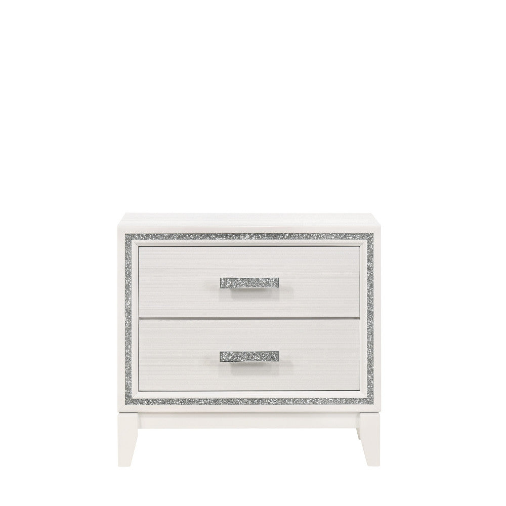 ACME 28453 Haiden Nightstand, White Finish