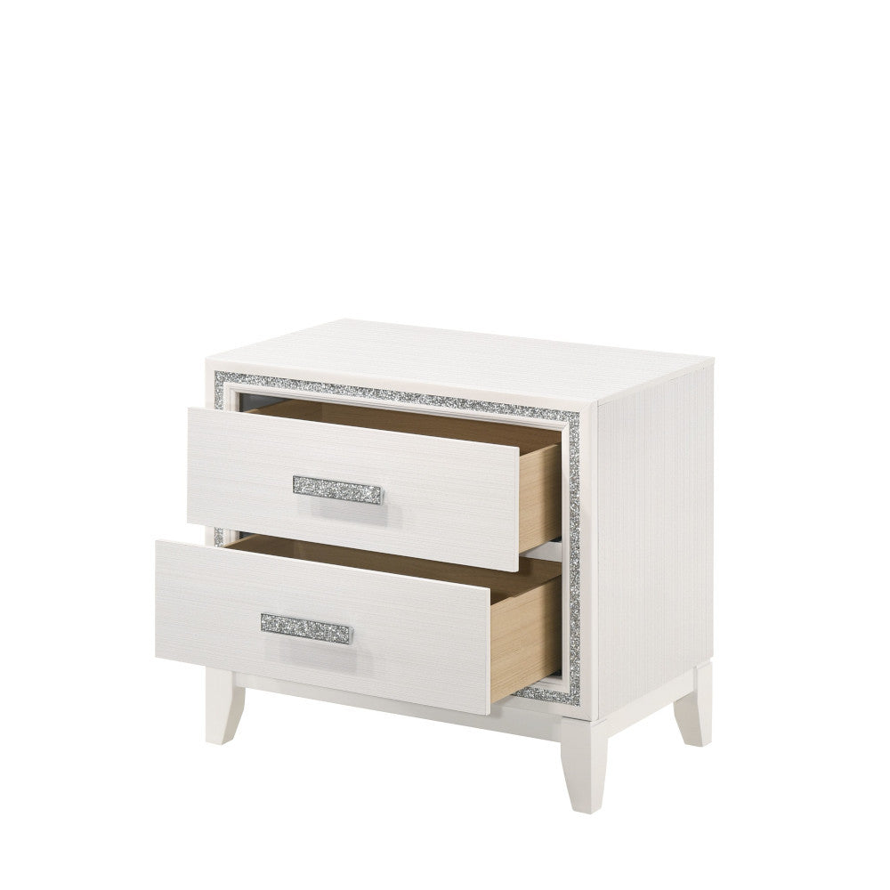 ACME 28453 Haiden Nightstand, White Finish