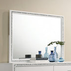 ACME 28454 Haiden Mirror, White Finish