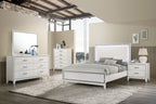 ACME 28454 Haiden Mirror, White Finish