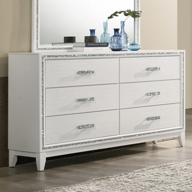 ACME 28455 Haiden Dresser, White Finish