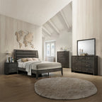 ACME 28467EK Ilana Eastern King Bed, Gray Finish
