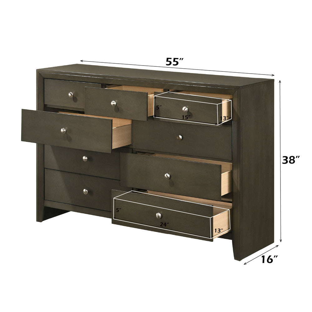 ACME 28475 Ilana Dresser, Gray Finish