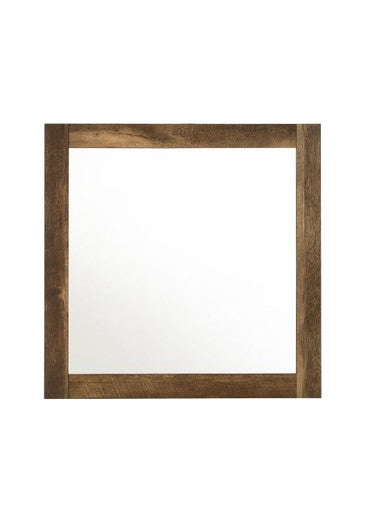 ACME 28594 Morales Mirror, Rustic Oak Finish